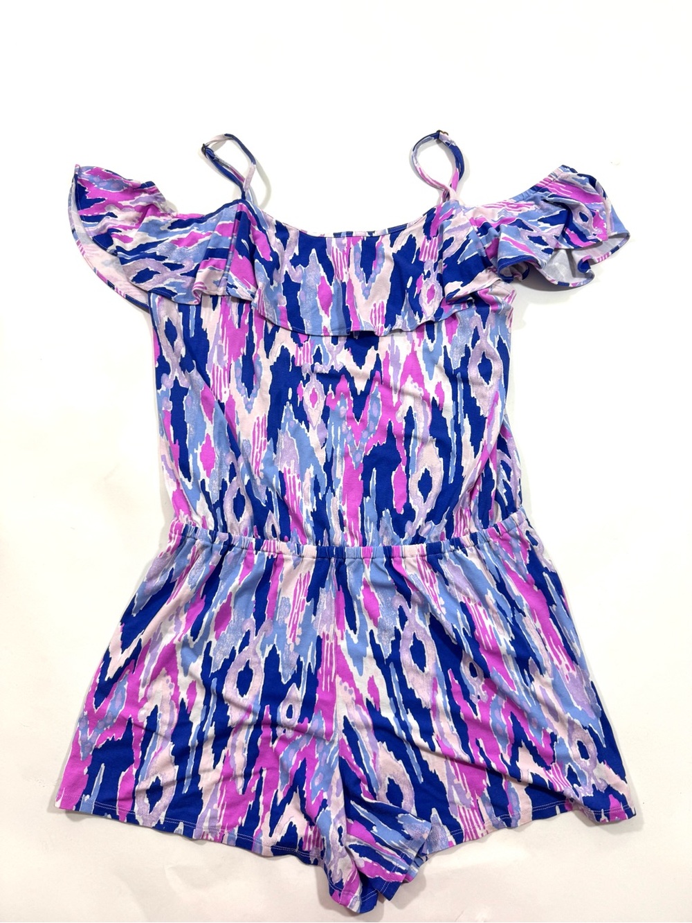 Lilly Pulitzer Klea Romper Amethyst One Too Many Ruffle